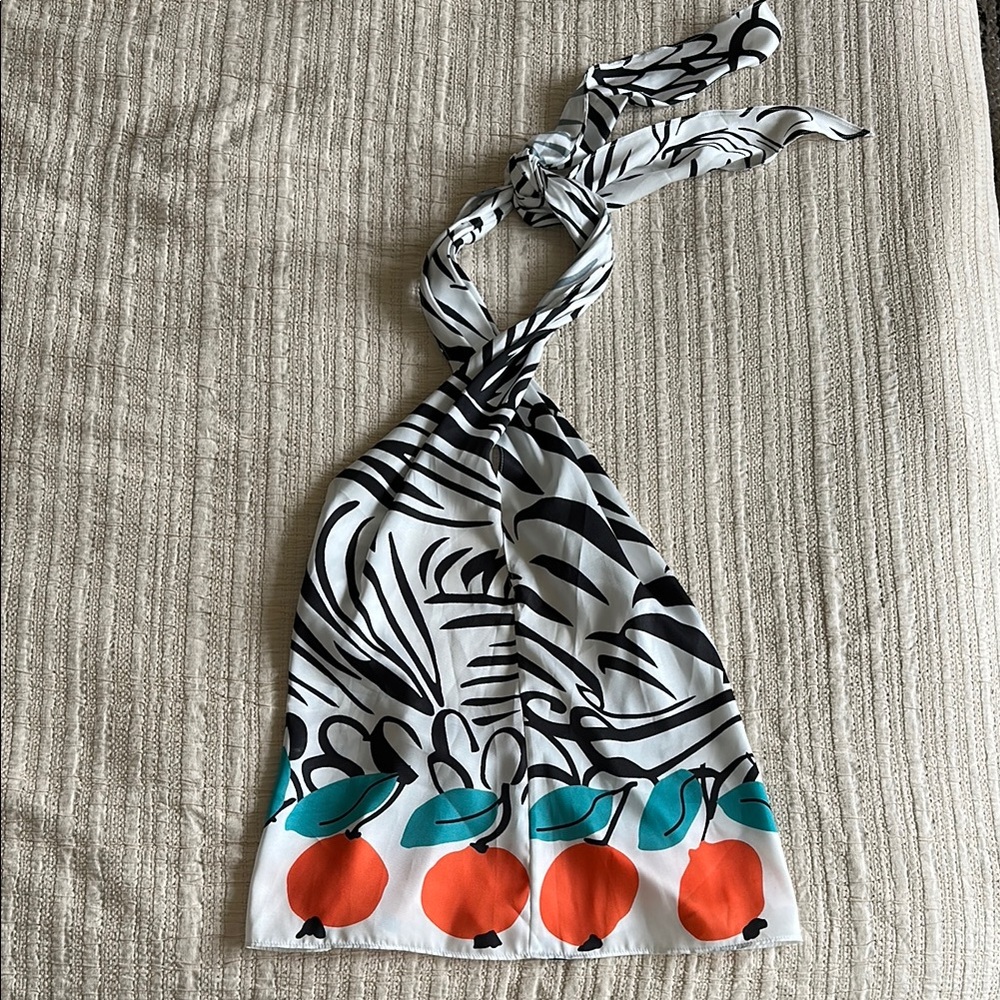 STAUD Zebra Print Backless top - size S - Picture 1 of 6